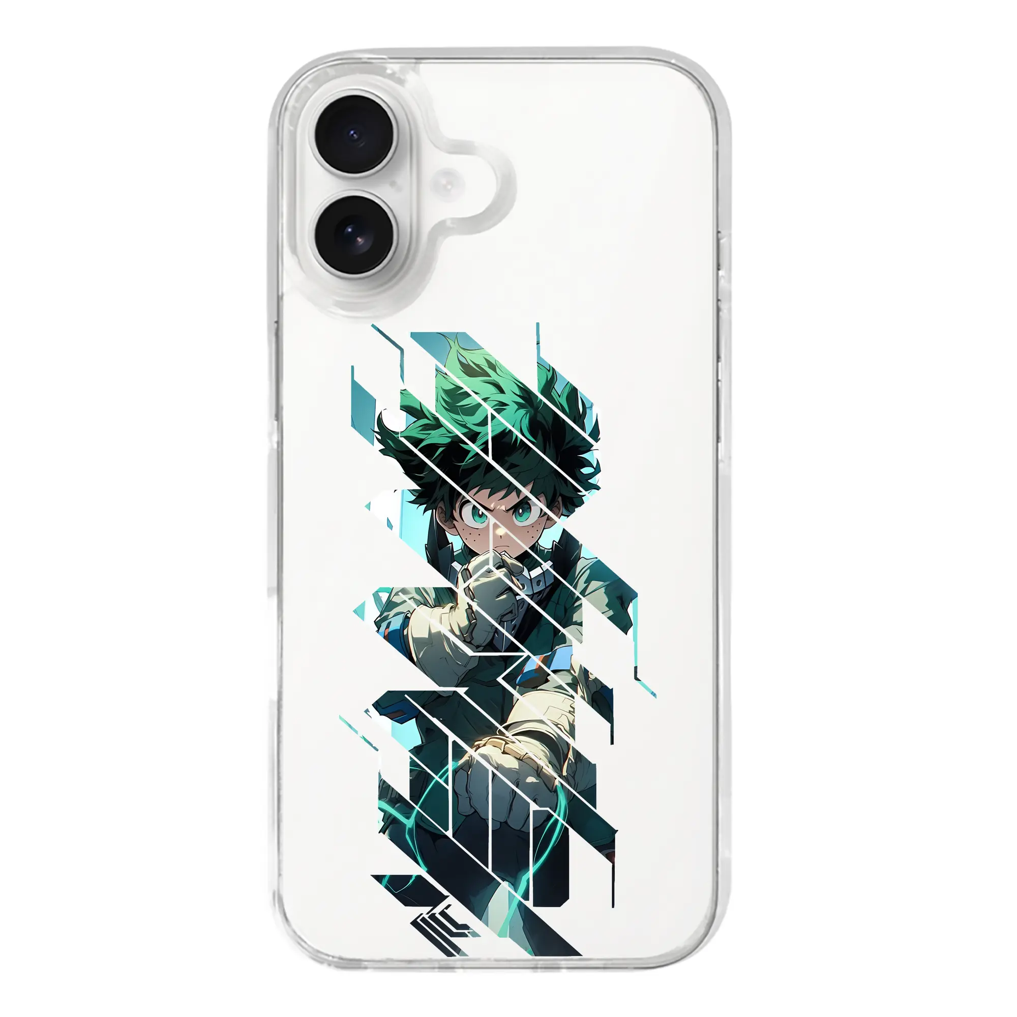 僕のヒーローアカデミア グッズ,緑谷出久 - iPhone 17シリーズ 透明スマホケース – 薄型・耐衝撃・精密フィット保護カバー